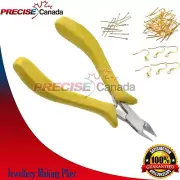 Diagonal Cutter Flush Cut Plastic Sprue Cutting Wire Cut Plier Yellow Grip PL048