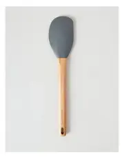 [The Cooks Collective] Beechwood/Silicone Spatula Large in Natural