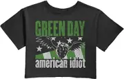 Green Day Crop Top T Shirt American Idiot Wings Band Logo Official Womens Large