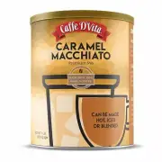 Caffe D'Vita CARAMEL MACCHIATO Premium Mix Hot, Iced or Blended (16 oz. Can)