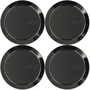 Work Emotion 120235 Center Cap, Flat Type W, Black, Set of 4