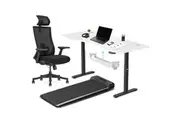 M2 + ErgoDesk 1800mm White + Cable Management + DM9 Chair