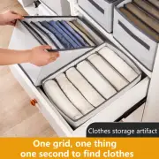 Closet Basket Portable Handles Space-saving Wardrobe Cloth Storage Box