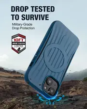 X-Doria iPhone 14 Plus Raptic Clutch MagSafe Case - Marine Blue
