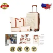 Lightweight 20 Inch ABS Hardside Suitcases with TSA Lock & Smooth Spinner Wheels
