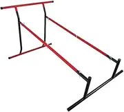 330LBS Pull Up Bar Free Standing Dip Station, Portable Power Tower Multi-Station for Home Gym Fitness Equipment with Storage Bag