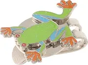 GLSTOY Frog Shaped Magnetic Golf Hat Clip Versatile Adornment for Hats Belts Unique Golf Marker Enthusiasts Fun Accessory
