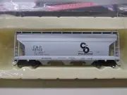 ATLAS-#20001139-CHESAPEAKE & OHIO-COVERED HOPPER #601325- HO SCALE