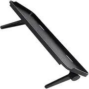 HOMOBABE 1Pc Wall Mounted Storage Shelf Punch Monitor Stand for Router Stylish Organizer with Perforated Design Easy Installation Space Saving for Home Decor