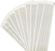 30 Note blanko Streifen von Musik Box Refill blanko Papier für Handkurbel Music Box Bewegung 10 PCS
