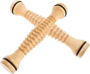 EXAOMBLE 2Pcs Leg and Shoulder Massager Roller Yoga Assistant Tool for Muscle Relief and Relaxation Gear Design for Home Use and Fitness
