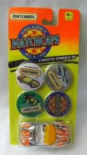 1995 Matchbox MatchCaps Corvette Stingray III
