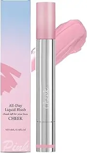 Blush for Cheeks Liquid - Buildable Blush - Liquid Blusher Rouge Stick Lightweight Blendable Naturally Sculpted Look for Beauty Makeup