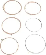 ACOUSTIC GUITAR STRINGS PHOSPHOR BRONZE PLATED HIGH CARBON STEEL CORE 6PCS SET FOLK GUITAR STRINGS