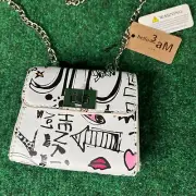 Hello 3am Crossbody Handbag With Chain Strap