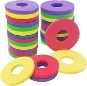 ArtCreativity Foam Disc Refill, Set of 48, Refill Pack for Disc Launcher Gun Set, Assortment of Colors, Quality Foam, Outdoor Games and Activities for Summer, Backyard, and Picnic Fun
