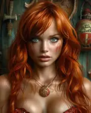 Fierce and Fabulous: Femme Fatale Art in 8x10 Prints 23536464
