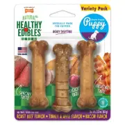 Nylabone Healthy Edibles Natural Puppy Chews Long Lasting Treats for Puppies ...