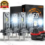 For Mercedes-Benz E350 E320 E550 -6x white LED Headlight + Fog Light Bulbs Kit (for: Smart)