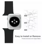 Silicone Band Strap For Apple Watch iWatch Series 5/4/3/2/1, 38/40mm, Black