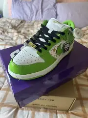 Nike Supreme Dunk Low OG SB QS 'Mean Green' Sneakers DH3228-101 Size 8.5