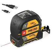 2-in-1 Laser Tape Measure - NOT DIGITAL TAPE - 135Ft Rechargeable Laser