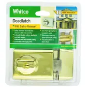 Whitco Gold Plated Double Cylinder Deadlatch