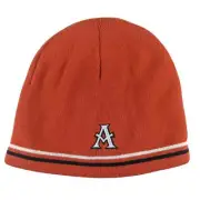Orange Green Beanie with A Ski Cap Under Armour