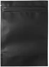 100PCS Smell Proof Bags Black Aluminum Bag Mylar Foil Pouch Heat Sealer Food Storage Package Bags for Food Storage, Packaging Products