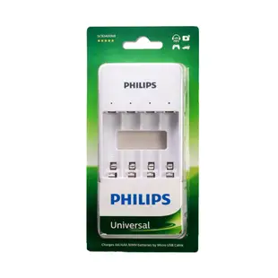 PHILIPS 電池充電器 鎳氫電池 充電器 飛利浦 USB充電器 可充4顆 3號 4號 充電電池 低自放電池