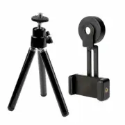 Adjustable Monoculars Telescope Tripod and Connection Clip Kit for Mobile Phone