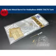 1/48 Scale Metal Barrel Shell Kit for HobbyBoss 84806 T34/76 Tank Model