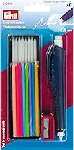 Prym Chalk Cartridge Set for Writing, Marking & Drawing on Many Materials Such as Textiles, Paper, Wood & Plastic, Plastic/Metal, Multi-Colour, 18.5 x 9.5 x 2 cm