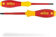 Wiha SB 327-S2 SoftFinish Electric Screwdriver, Includes Wiha SoftFinish Electricians Xeno SL/PH1 x 80, Wiha SoftFinish Electricians Xeno SL/PH2 x 100, Model 32281, Made in Germany