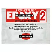 Hardman Double Bubble Red 2 Non-Sag Extra Fast Seting Epoxy Adhesive 04008 (800)