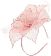 [FRCOLOR] Fascinator Headband with Accent Elegant Vintage Design for Tea Parties Weddings and Halloween Cosplay Breathable Mesh Hair Accessory for Women