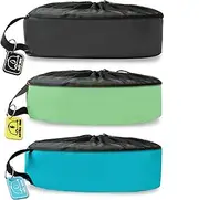 RVMATE RV Hose Bags 3 Pack with Identification Tags, Waterproof RV Storage Bags for Electrical Cords/Fresh Water Hoses/Sewer Hoses and RV Accessories Storage and Organization