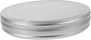 KOMBIUDA High Capacity Round CD DVD Storage Case Sleek Metal Organizer for DVDs Vcds Space Saving Design for Home Office Travel Storage