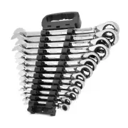 WEN Ratcheting Wrenches 13-Piece Professional-Grade Angle Reversible Ratcheting
