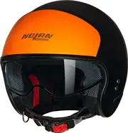 Nolan N21 Verniciatura Speciale 352, open face helmet , color: Matt Black/Orange , size: L