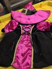 Build A Bear Witch 2 Pc Outfit Pink & Black