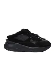 leather trainers 39,41 Black