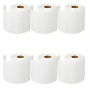 6PCS Thermal 750 Shipping Address Labels Per Roll 4"X2" For Zebra LP2844 ZP450