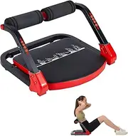 HOTSWEAT Ab Workout Equipment Sit Up Machine, Adjustable Ab Machine for Stomach Workout, Foldable Ab Core Trainer Crunch Machine, Abdominal Exercise Machine for Home Gym