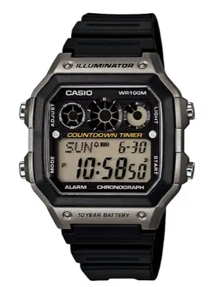 【萬錶行】CASIO 十年電力 復古風  AE-1300WH-8A