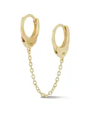 Sphera Milano 14K Over Silver Double Piercing Earrings