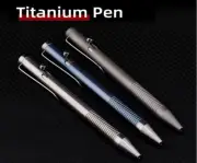 Popular Bolt Action Lightweight Titanium Alloy Ballpoint Pen
