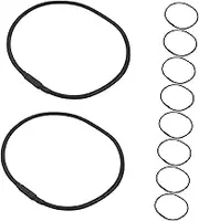 Ciieeo 10pcs Rubber Elastic Bands for Microphone Mount Mic Holder Clip Cord Anti-Vibration Easy Installation Elastic Cord for Mic Holder