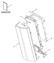 W10881555 Whirlpool CNTRL-ELEC, see #5 on the diagram