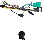 Car Radio CANBus Cable Android Head Unit 16 Pin Power Wiring Harness Decoder for 2018 Compatible for Orlando 2020 Compatible for Cavalier Onix(Set)